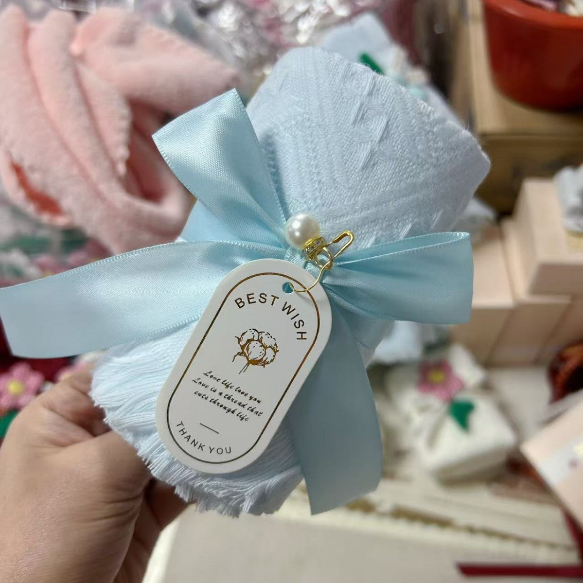 Decorative Cotton Tassel Towel