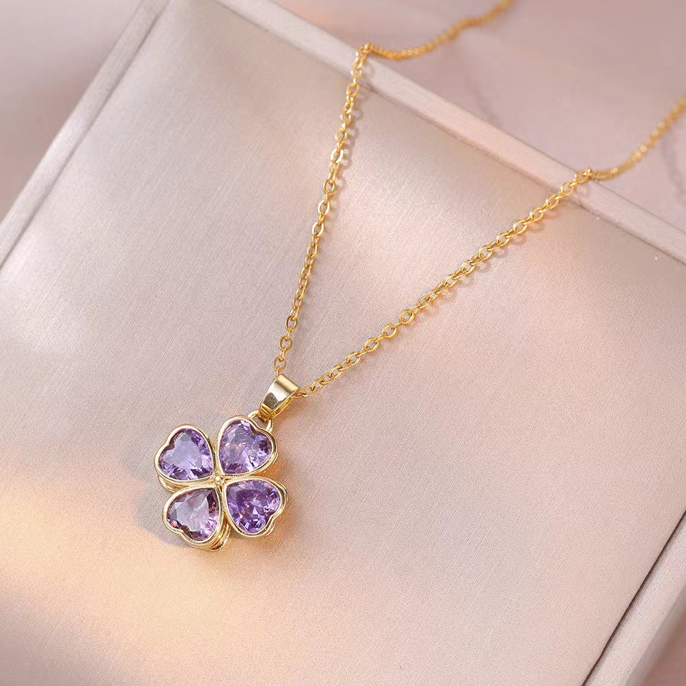 Fashionable retro-style clavicle necklace