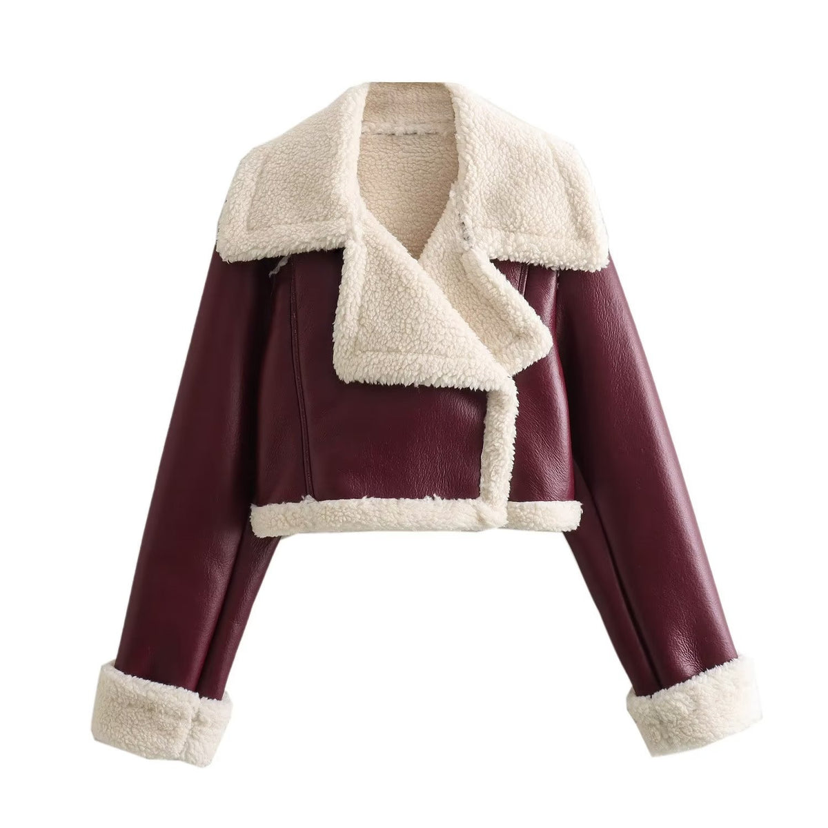 Women's Short Sexy Motorcycle Jacket