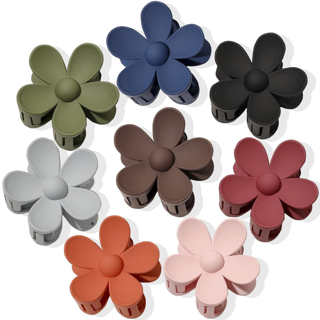 Fashion Flower Hair Clip ABS Grip Claw Clip for Women
