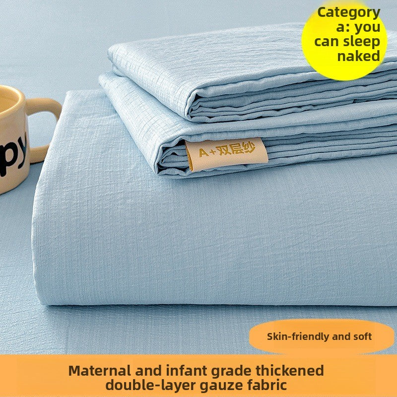 Double-layer gauze bed sheets