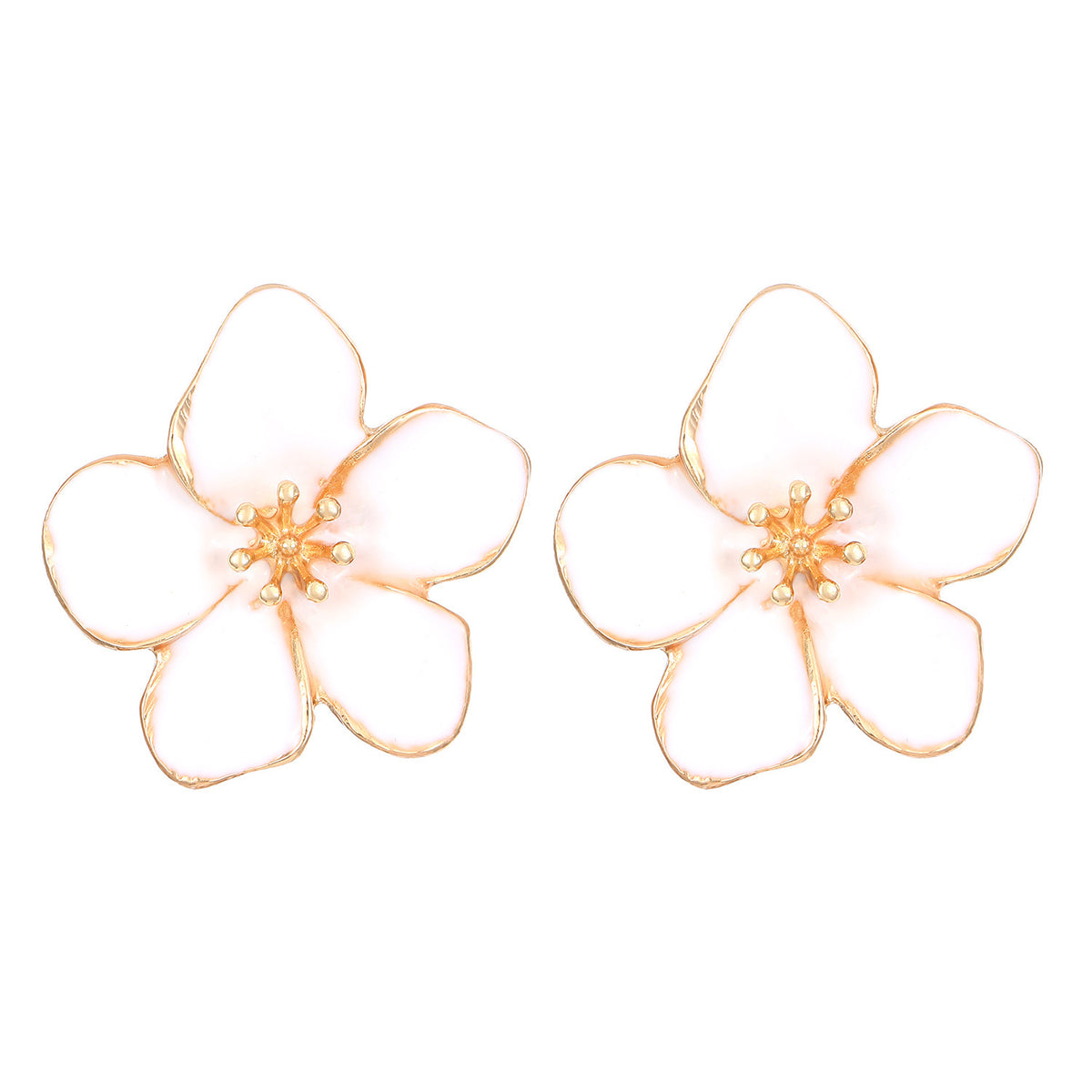 Fashion Floral Frosted Earrings for Women