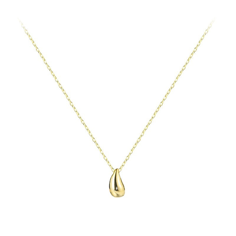 Elegant Water Drop Copper Necklace