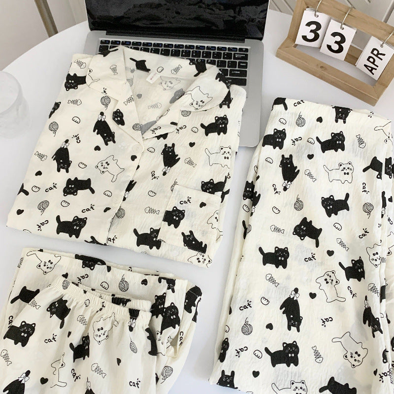 Women Cartoon Pajama Set