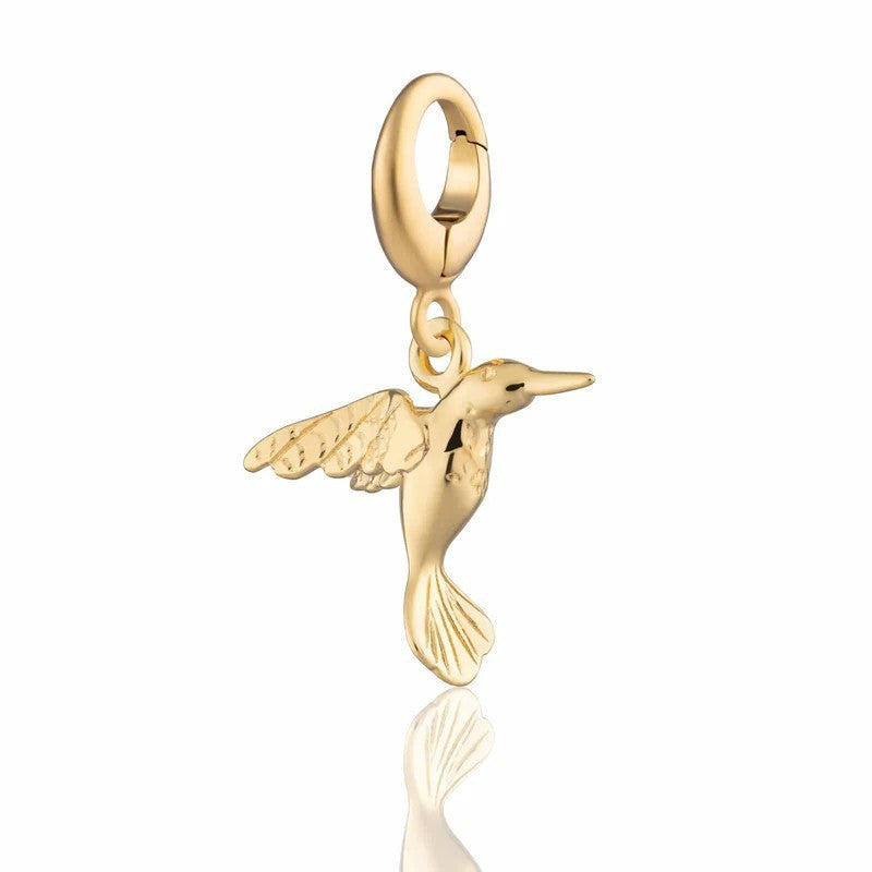 Animal Themed Stainless Steel Gold Plated Pendant Necklace