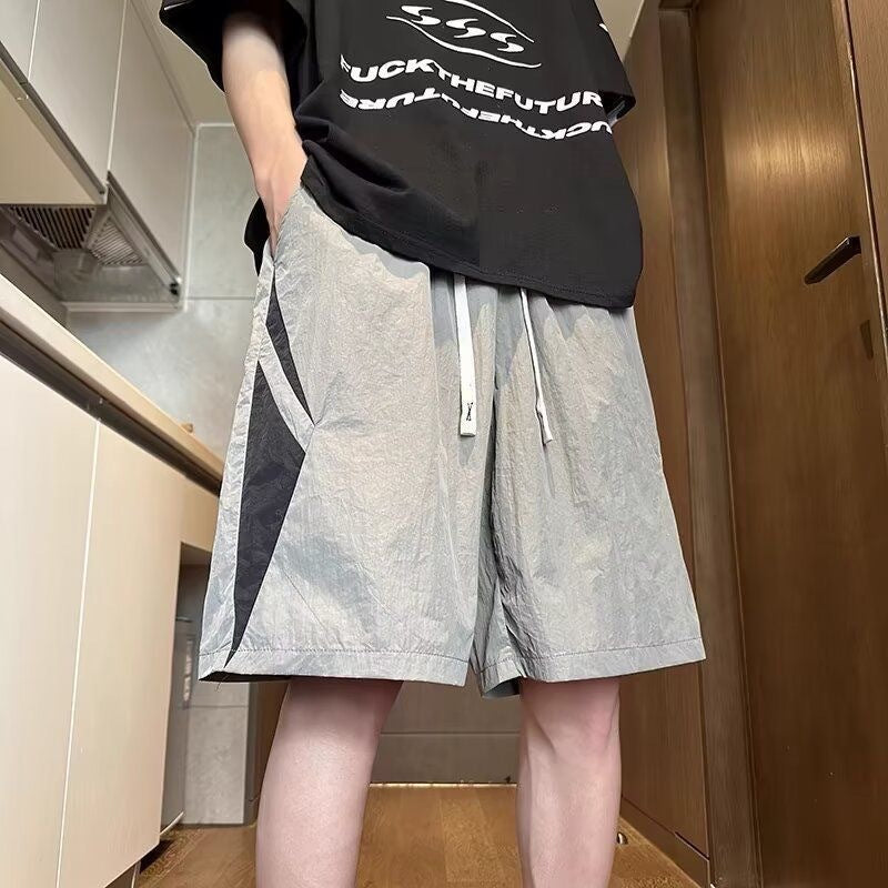Mens Ice Silk Breathable Quick-Dry Shorts
