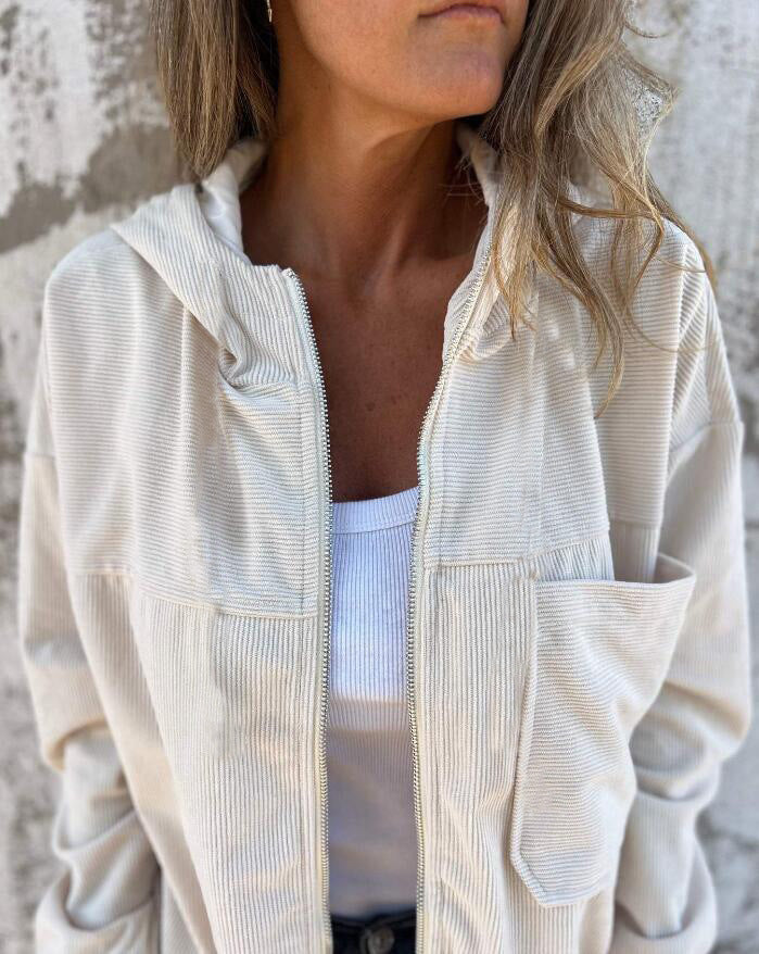 New Solid-Colored Women's Jacket
