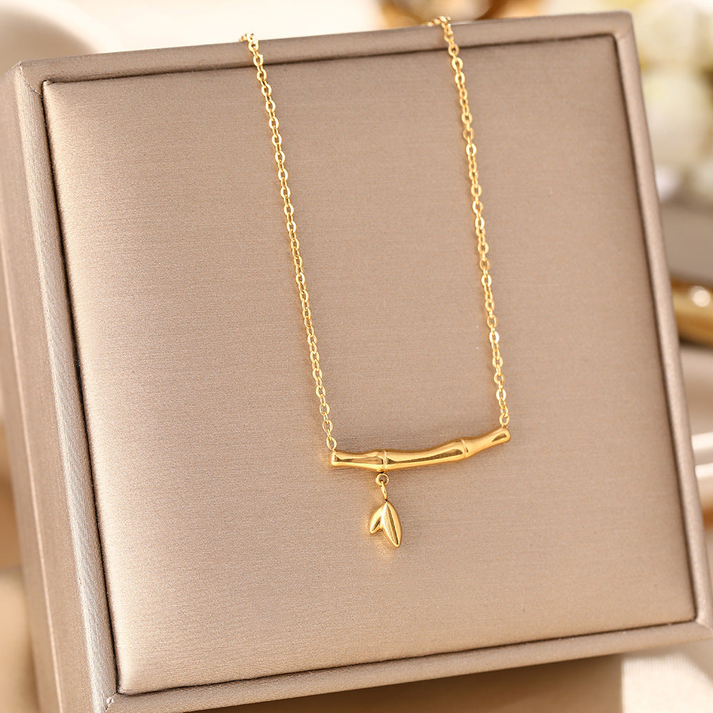 All-titanium steel necklace
