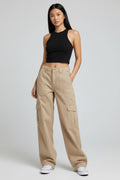 Straight Leg High Waist Denim Pants