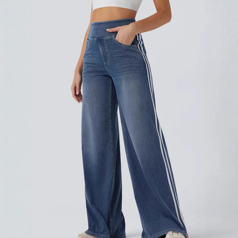 Striped jeans