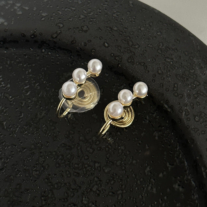 Aurielle Clip-On Pearl Earrings