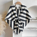 Cozy Knit Triangular Wool Shawl