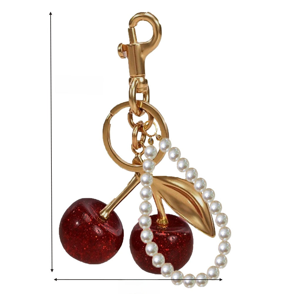 GleamCherry Resin Keychain Charm