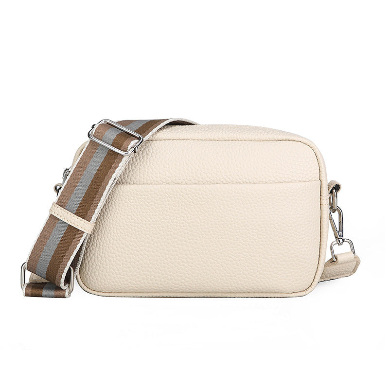 Solid color crossbody bag