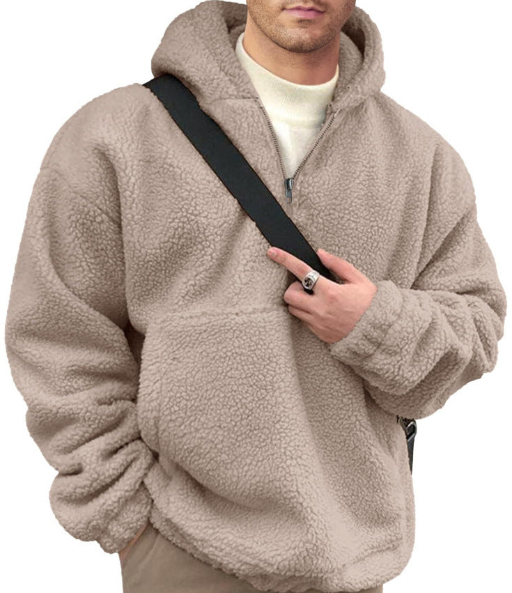 Loose Casual Zipper Hooded Sweatshirts