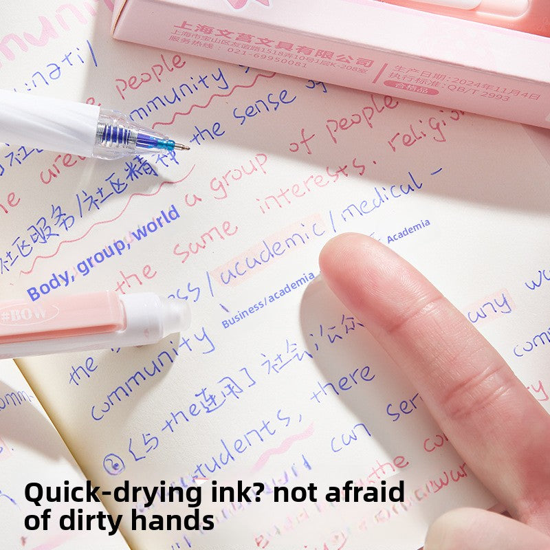 Thermosensitive Erasable Gel Pen with Soft Grip