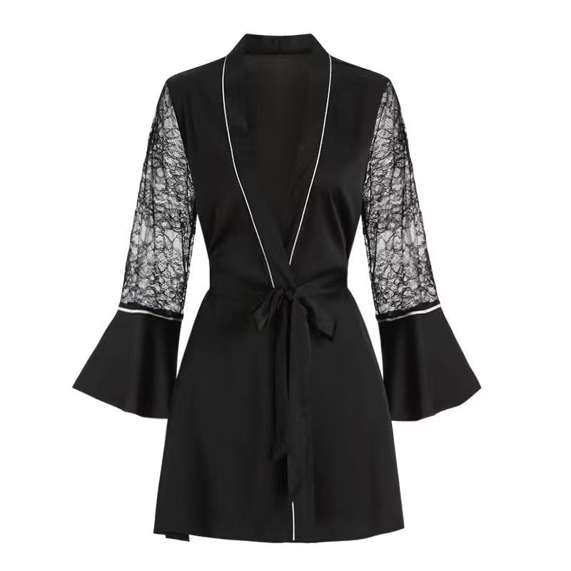 Sexy Lace Sleeveless Nightgown for Women
