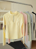 Long Sleeve Womens Yoga Top Quick Dry Fitness Wear