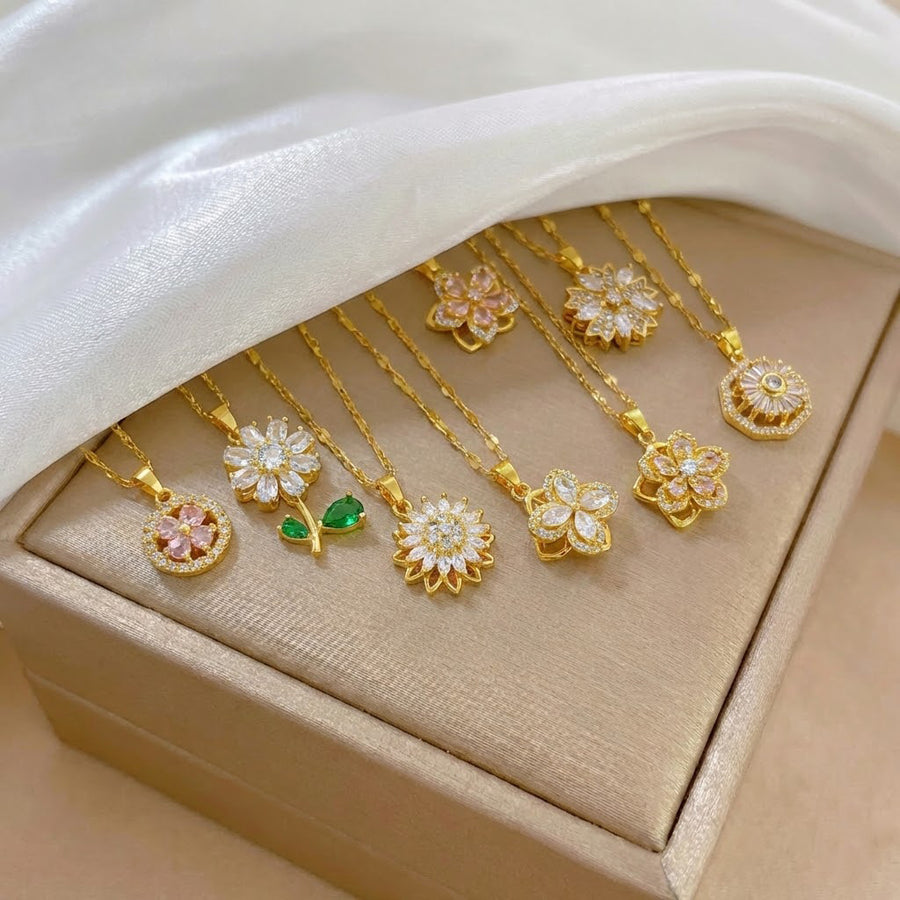 Fashionable retro-style clavicle necklace