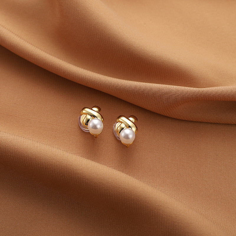 Aurielle Clip-On Pearl Earrings