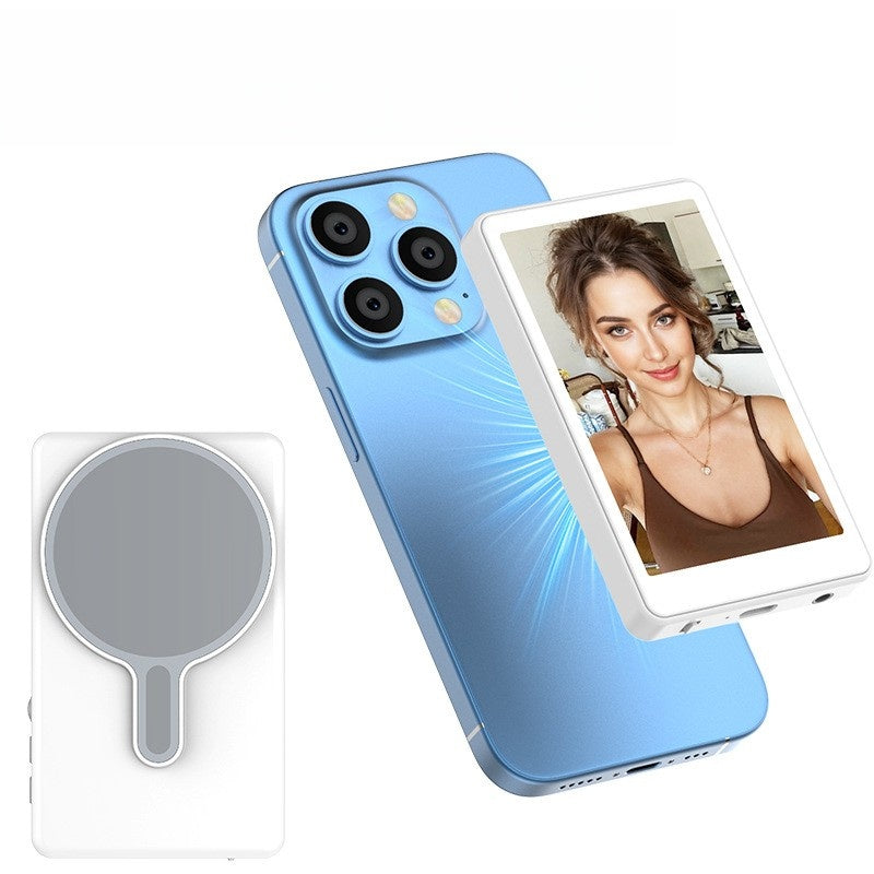 Self-timer and screen-on-screen device