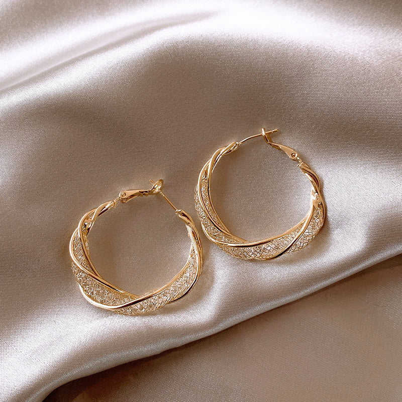 Lustre Bloom Silver Pearl Earrings