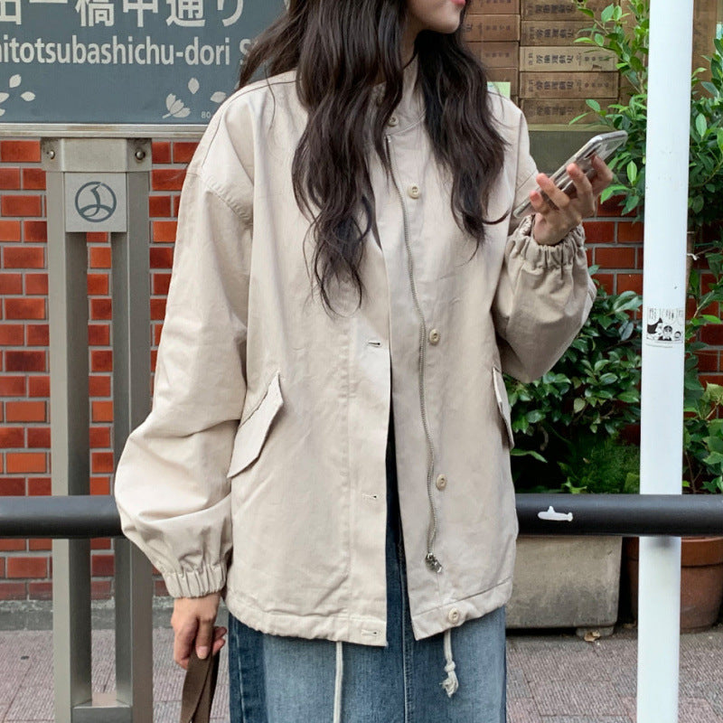 Windbreaker  Half Neck Zipper