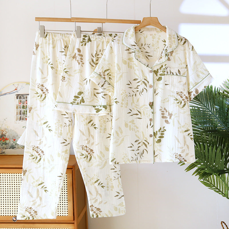 Three-piece lightweight pajama set