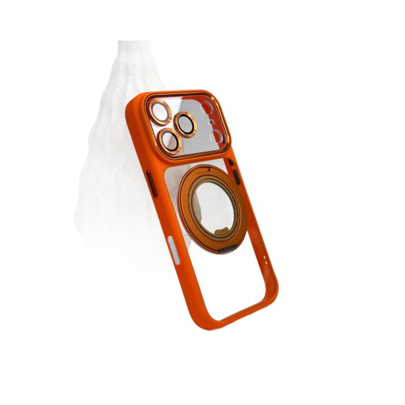 360 rotating bracket magnetic phone case