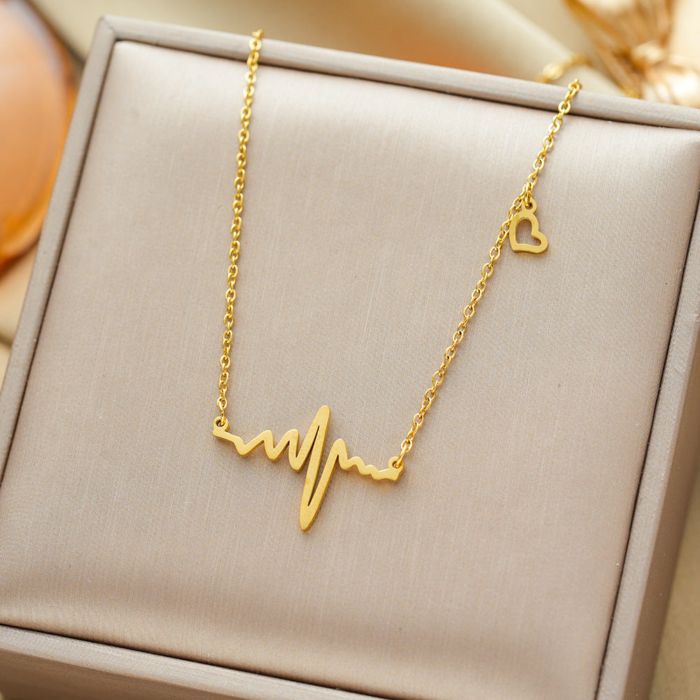 All-titanium steel necklace