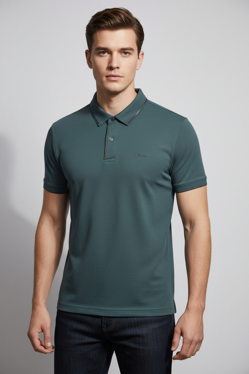 Mens Short Sleeve Polo Shirt Summer Comfortable