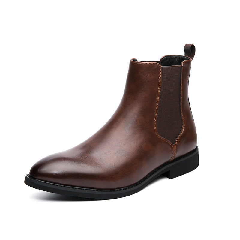 Mens Fleece Lined Chelsea Boots