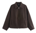 Retro Women's Long Sleeve Loose Fit Jacket