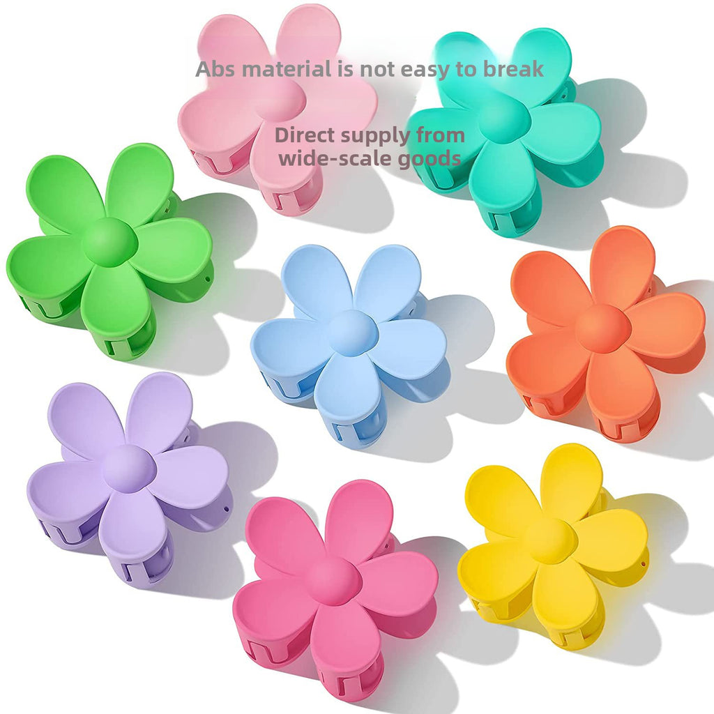 Fashion Flower Hair Clip ABS Grip Claw Clip for Women