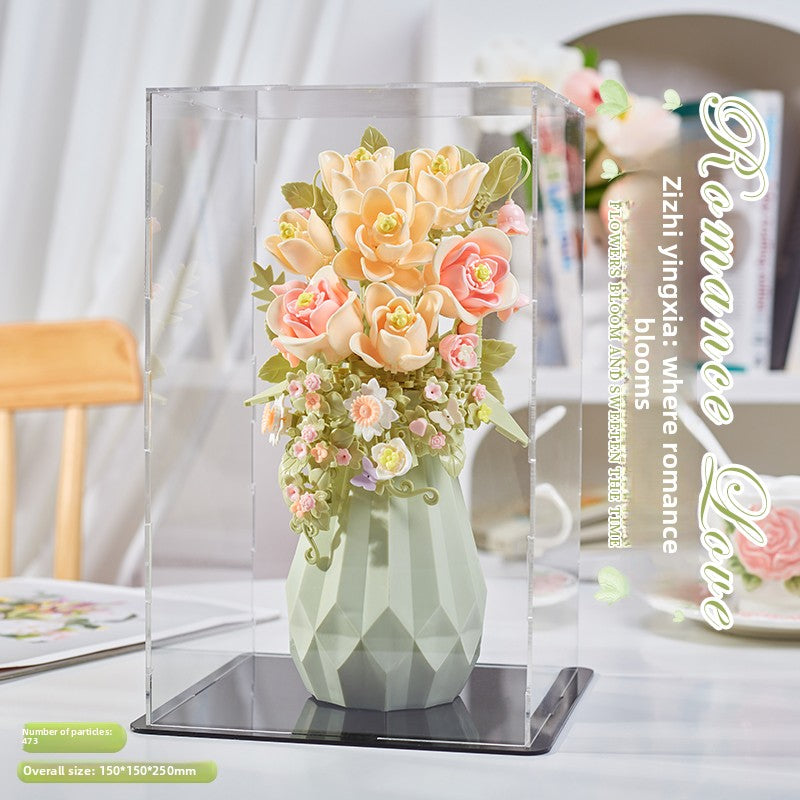 DIY Building Block Flower Bouquet
