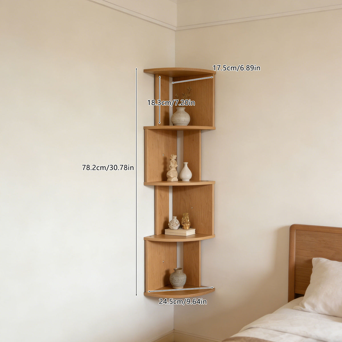 Multi Layer Wall Mounted Storage Shelf