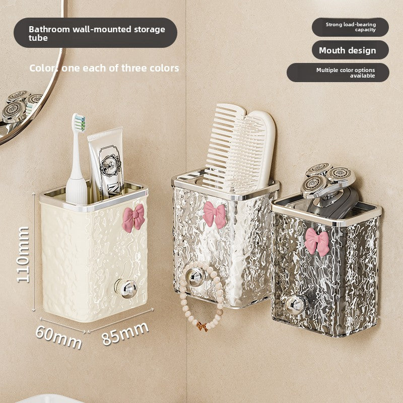 Wall Mounted Bathroom Organizer Storage Rack