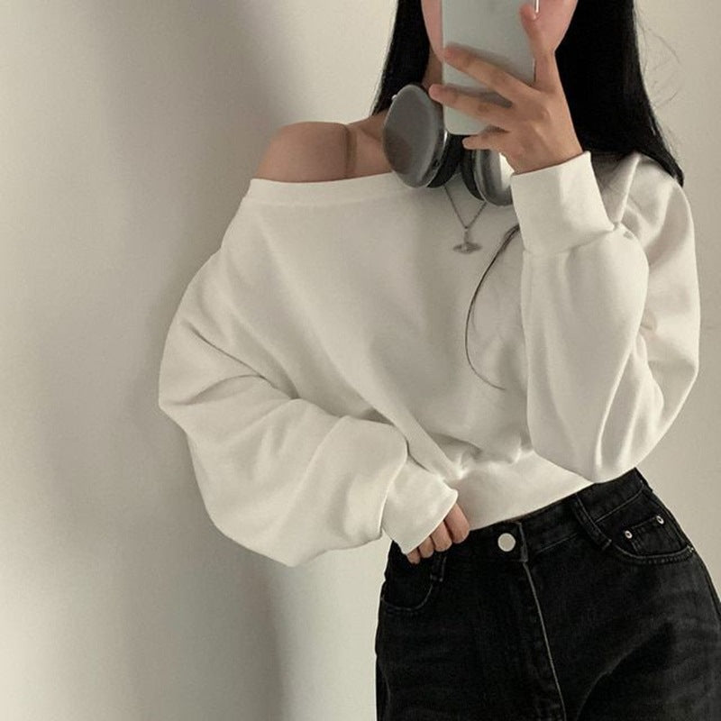 Short-sleeved hoodie for women