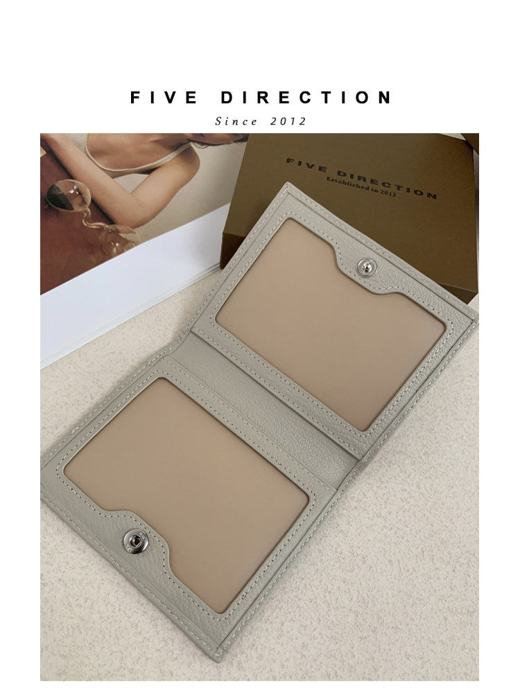 5 Direction Leather Card Holder