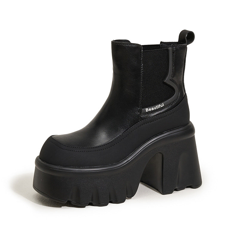 British Style Thick-Soled Martin Boots for Women