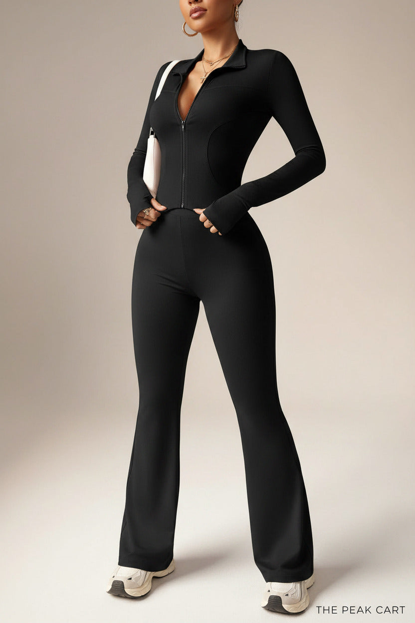 Long-Sleeved Fitness Suit