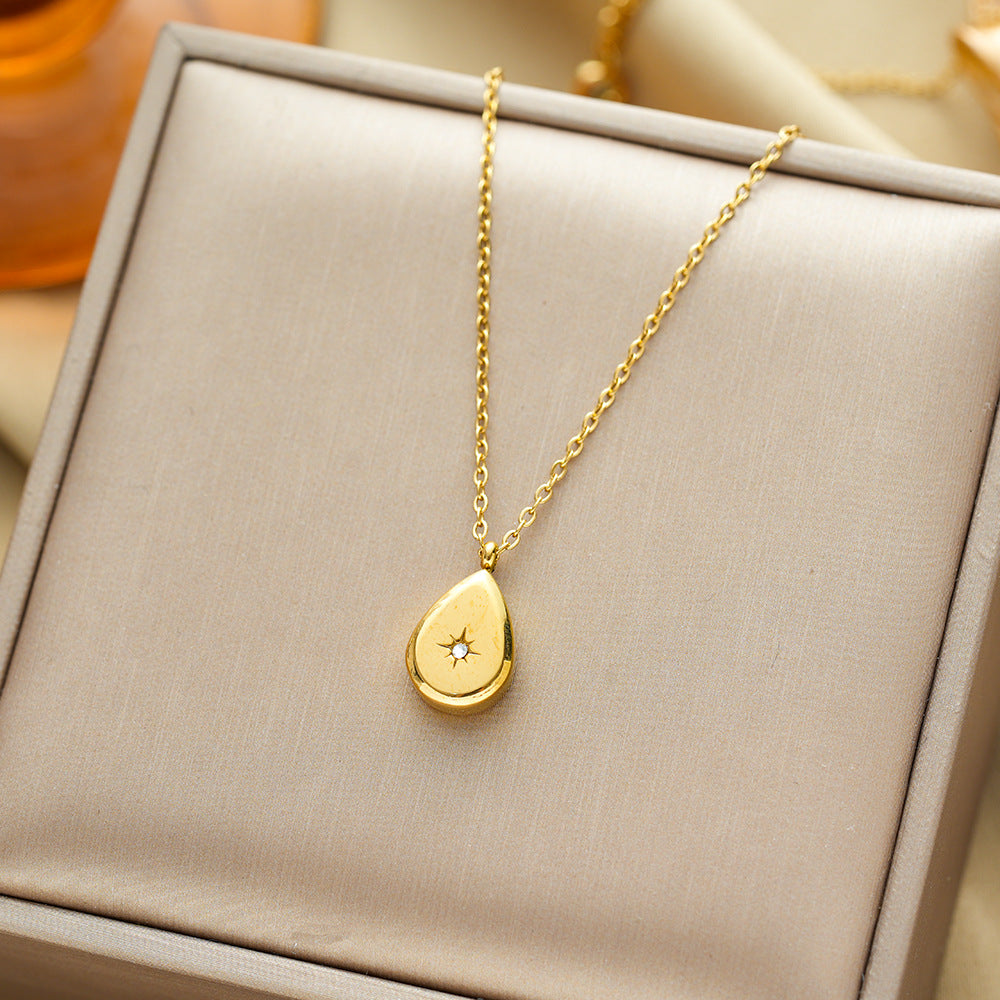 All-titanium steel necklace