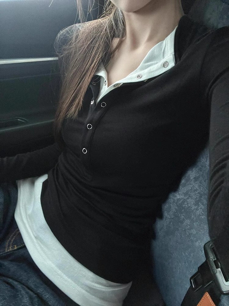 Womens Slim Fit Long Sleeve T-Shirt