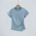 Irregular short sleeves