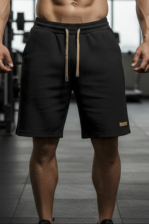 Mens Pleated Quick Dry Casual Shorts - Lightweight & Breathable