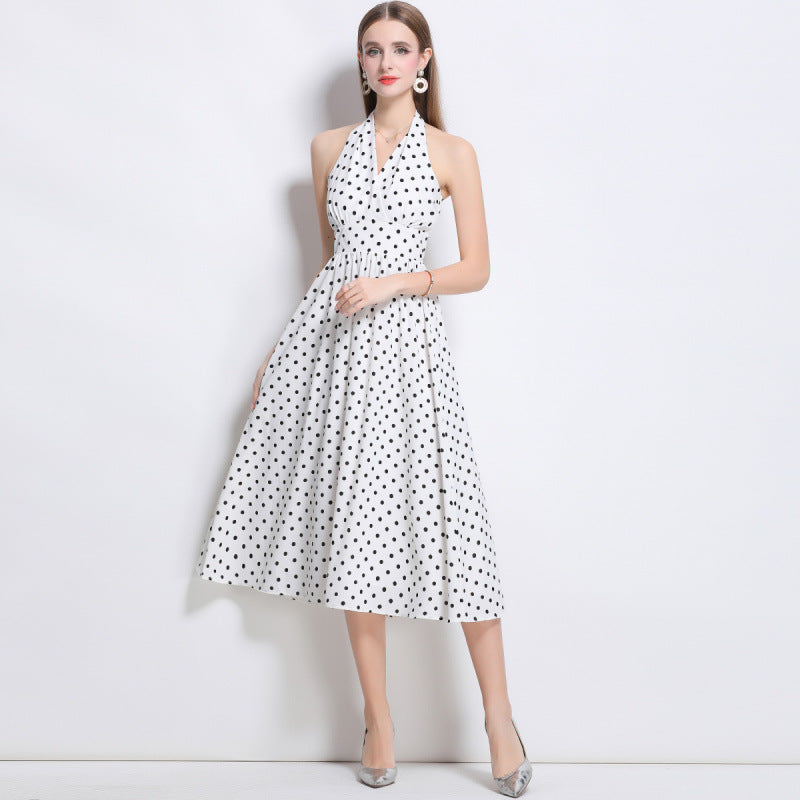 French Retro Sleeveless Dress
