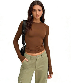 Women's Long Sleeve Round Neck T-Shirt