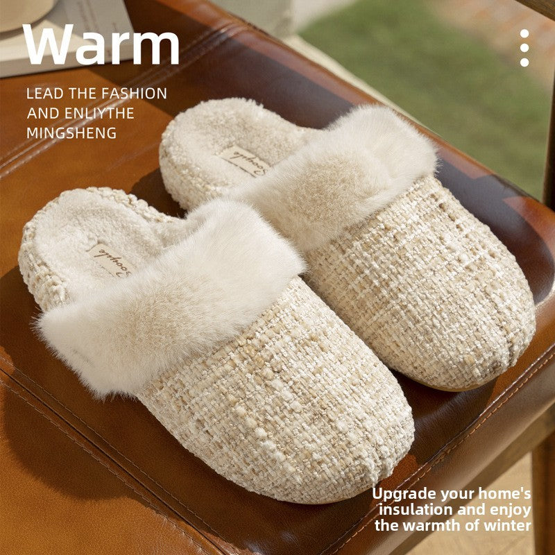Plush Home Slippers for Women