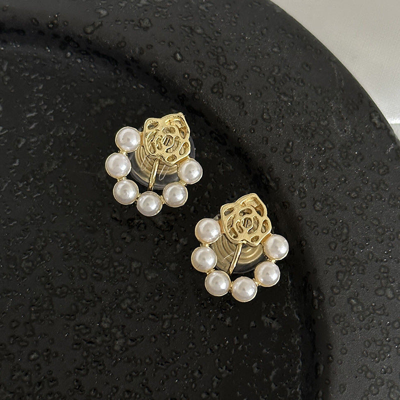 Aurielle Clip-On Pearl Earrings