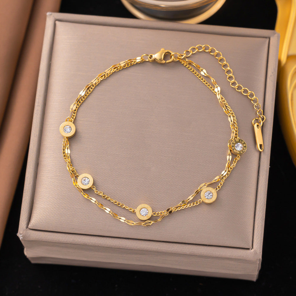 Titanium steel bracelet/Anklets
